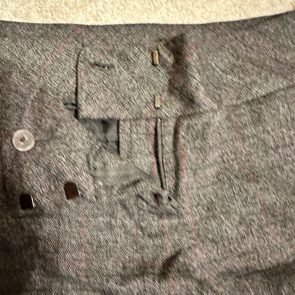 Ann Taylor LOFT gray plaid pants - Picture 3 of 15